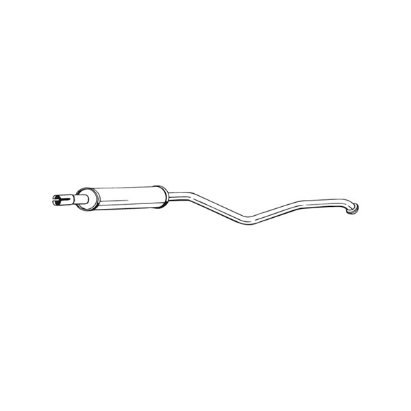 Mittenljuddämpare Bosal 284-605 BOSAL