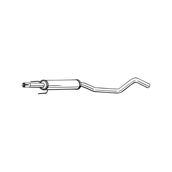 Mittenljuddämpare Bosal 284-777 BOSAL