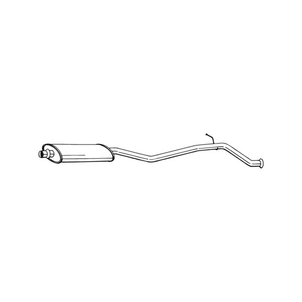 Mittenljuddämpare Bosal 286-167 BOSAL