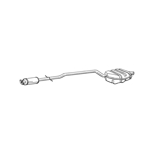 Bakre ljuddämpare Bosal 290-159 BOSAL