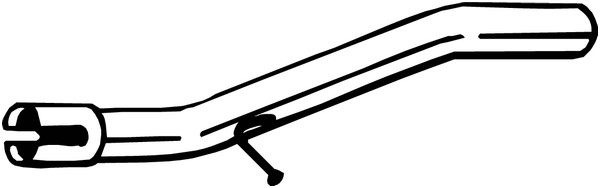 Avgasrör, Bak Bosal 700-173 BOSAL