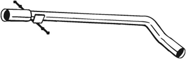 Avgasrör, Mitt Bosal 753-277 BOSAL
