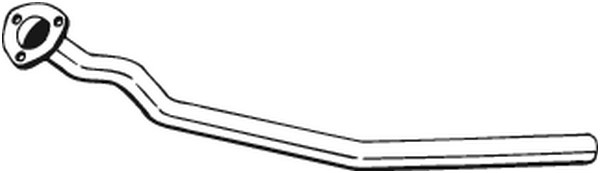 Avgasrör, Fram, Mitt Bosal 801-155 BOSAL