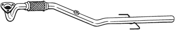Avgasrör, Fram Bosal 850-121 BOSAL