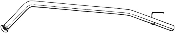 Avgasrör, Mitt Bosal 900-049 BOSAL