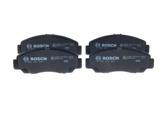 Bromsbeläggsats, Framaxel Bosch 0 986 494 884 BOSCH