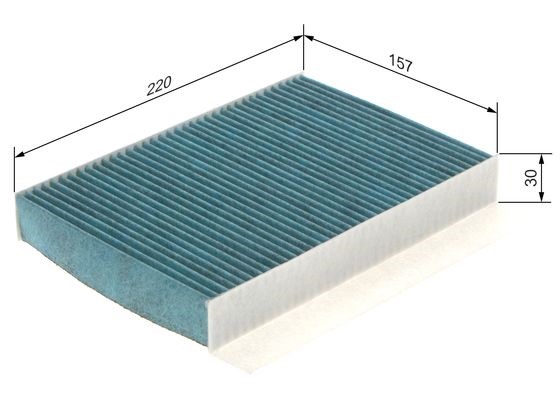Kupefilter Bosch FILTER+ 0 986 628 542 BOSCH