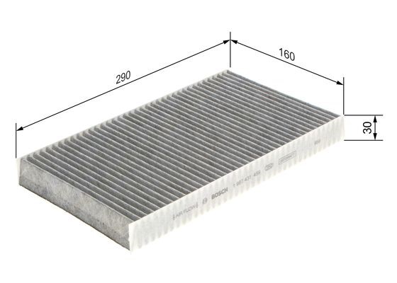 Kupefilter Bosch 1 987 431 459 BOSCH