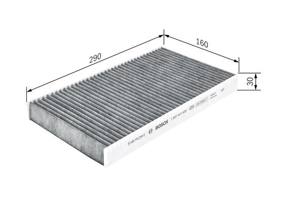 Kupefilter Bosch 1 987 431 459 BOSCH