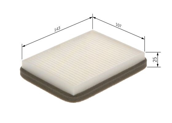 Kupefilter Bosch 1 987 435 052 BOSCH