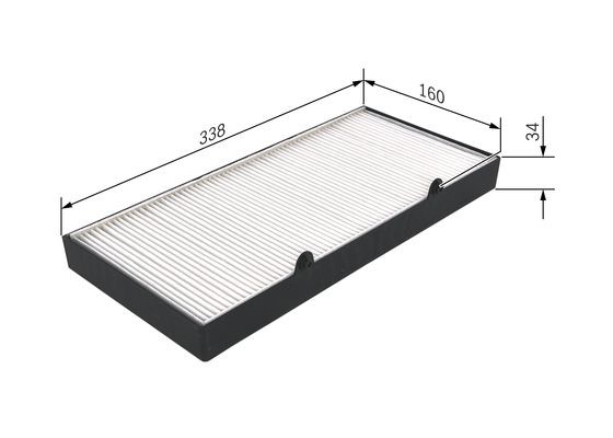 Kupefilter Bosch 1 987 435 063 BOSCH