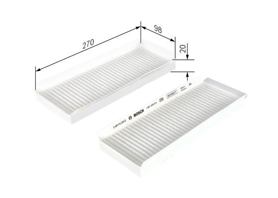Kupefilter Bosch 1 987 435 074 BOSCH