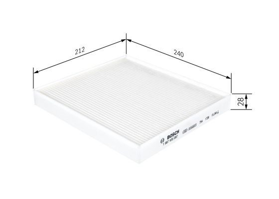 Kupefilter Bosch 1 987 435 087 BOSCH