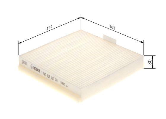 Kupefilter Bosch 1 987 435 106 BOSCH