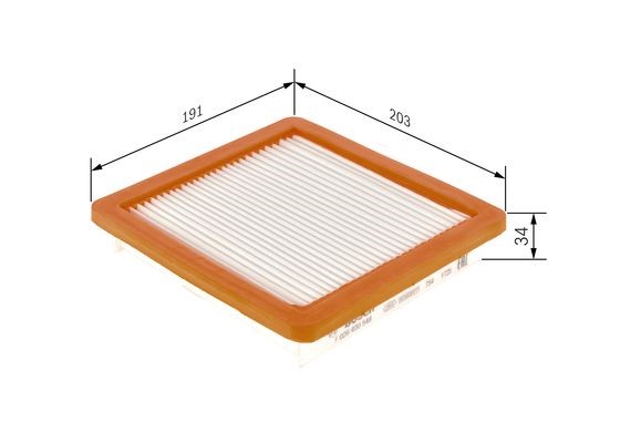 Luftfilter Bosch F 026 400 548 BOSCH Luftfilter Bosch F 026 400 548 BOSCH