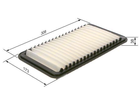 Luftfilter Bosch F 026 400 566 BOSCH
