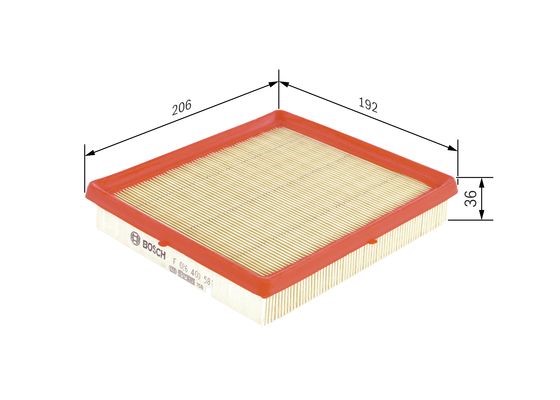 Luftfilter Bosch F 026 400 581 BOSCH