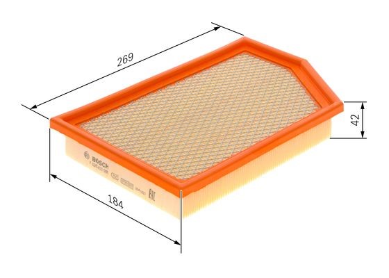 Luftfilter Bosch F 026 400 586 BOSCH