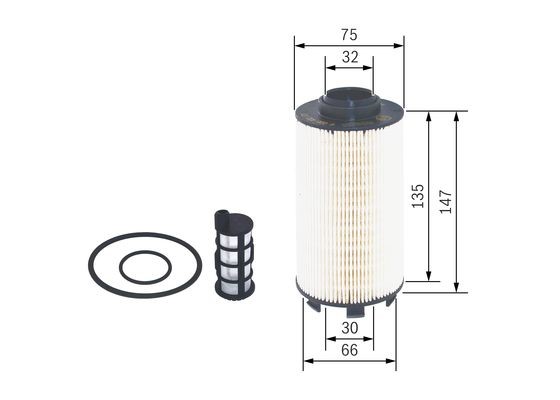 Bränslefilter Bosch F 026 402 177 BOSCH