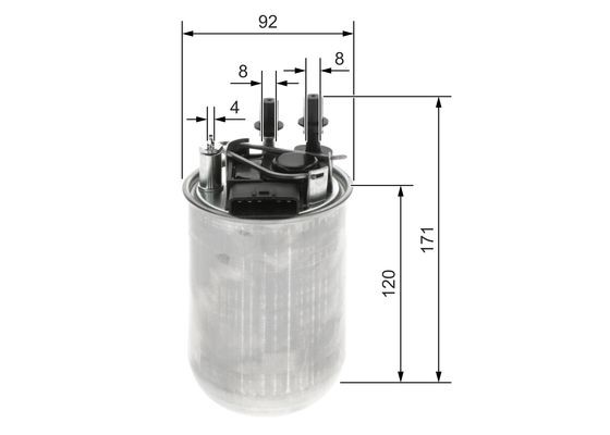 Bränslefilter Bosch F 026 402 200 BOSCH