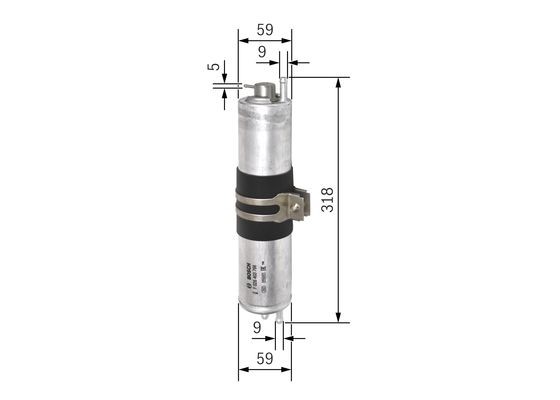 Bränslefilter Bosch F 026 403 766 BOSCH Bränslefilter Bosch F 026 403 766 BOSCH