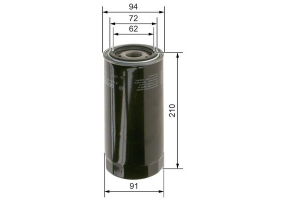 Oljefilter Bosch F 026 407 234 BOSCH