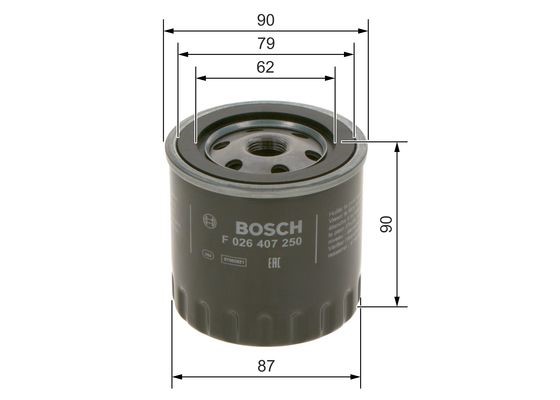 Oljefilter Bosch F 026 407 250 BOSCH