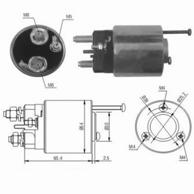 Magnetswitch, startmotor Meat & doria 46012 MEAT & DORIA