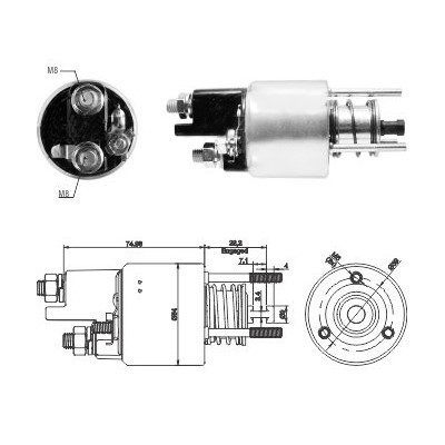 Magnetswitch, startmotor Meat & doria 46287 MEAT & DORIA Magnetswitch, startmotor Meat & doria 46287 MEAT & DORIA