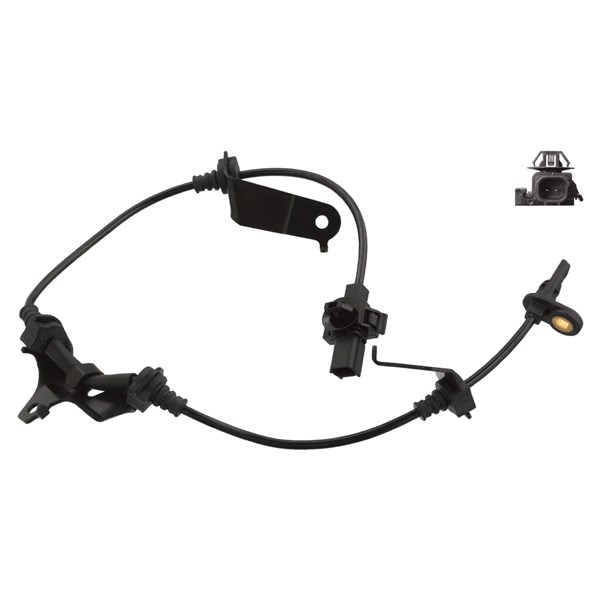 ABS-givare, Sensor, hjulvarvtal, framaxel höger Febi bilstein 106 FEBI BILSTEIN