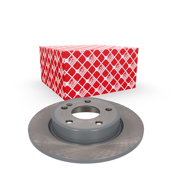Bromsskiva Solid, Bakaxel Febi bilstein 107512 FEBI BILSTEIN