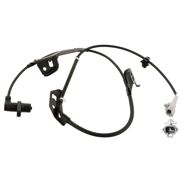 ABS-givare, Sensor, hjulvarvtal, framaxel höger Febi bilstein 107 FEBI BILSTEIN