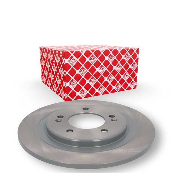 Bromsskiva Solid, Bakaxel Febi bilstein 108506 FEBI BILSTEIN