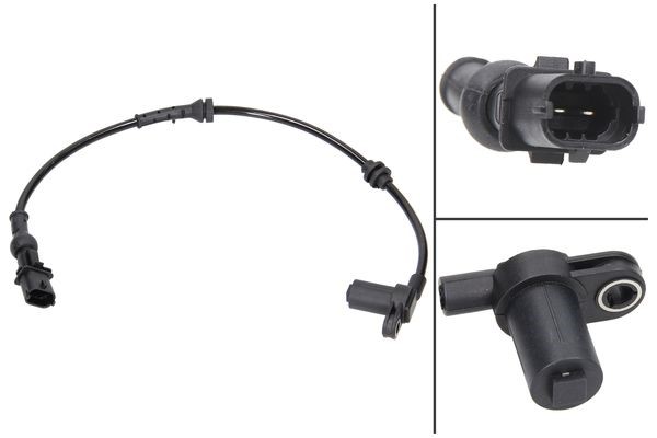 ABS-givare, Sensor, hjulvarvtal, Fram, höger eller vänster