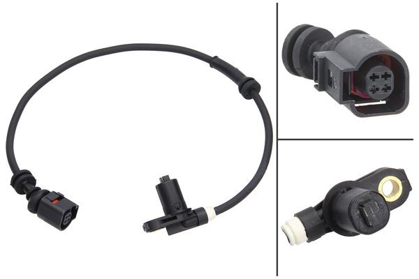 ABS-givare, Sensor, hjulvarvtal, Framaxel, framaxel höger