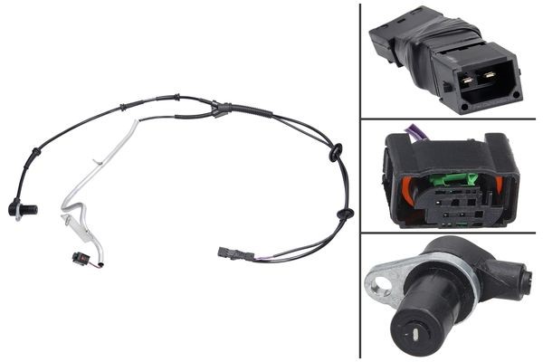 ABS-givare, Sensor, hjulvarvtal, Bakaxel vänster ABS-givare, Sensor, hjulvarvtal, Bakaxel vänster