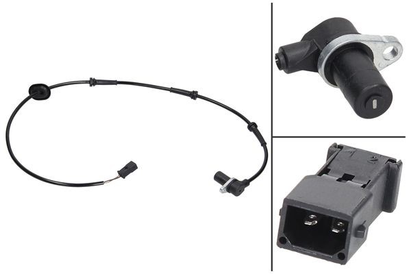 ABS-givare, Sensor, hjulvarvtal, Bakaxel, Bakaxel höger