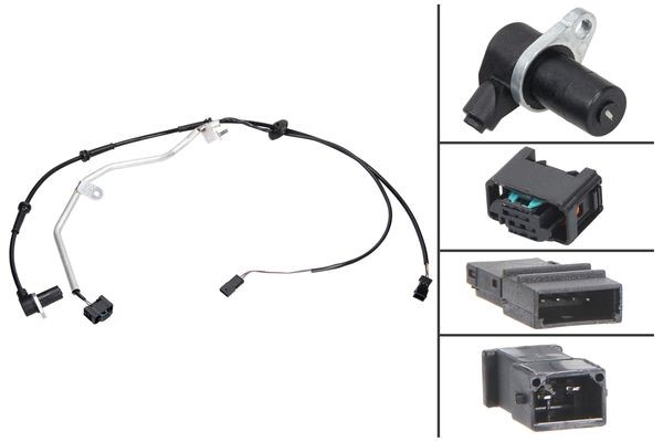 ABS-givare, Sensor, hjulvarvtal, Bakaxel vänster