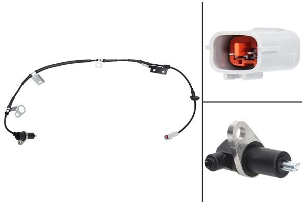 ABS-givare, Sensor, hjulvarvtal, framaxel höger