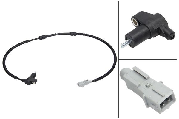 ABS-givare, Sensor, hjulvarvtal, Bakaxel