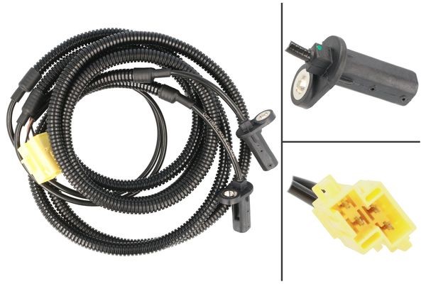 ABS-givare, Sensor, hjulvarvtal, Bakaxel vänster, Bakaxel, båda s ABS-givare, Sensor, hjulvarvtal, Bakaxel vänster, Bakaxel, båda s