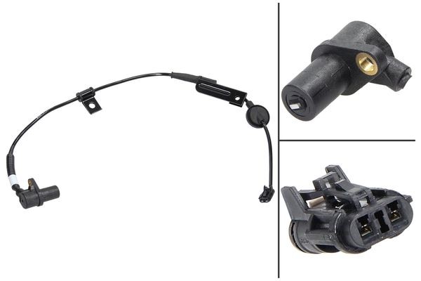 ABS-givare, Sensor, hjulvarvtal, framaxel vänster