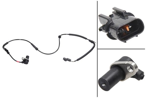 ABS-givare, Sensor, hjulvarvtal, Bakaxel höger ABS-givare, Sensor, hjulvarvtal, Bakaxel höger