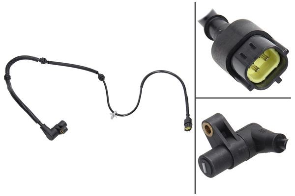 ABS-givare, Sensor, hjulvarvtal, framaxel höger