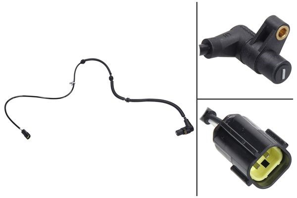ABS-givare, Sensor, hjulvarvtal, framaxel vänster