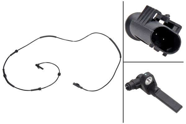 ABS-givare, Sensor, hjulvarvtal, framaxel höger