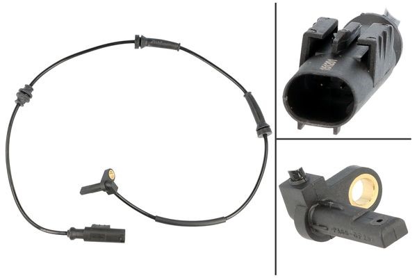 ABS-givare, Sensor, hjulvarvtal, Framaxel, Fram, höger eller väns