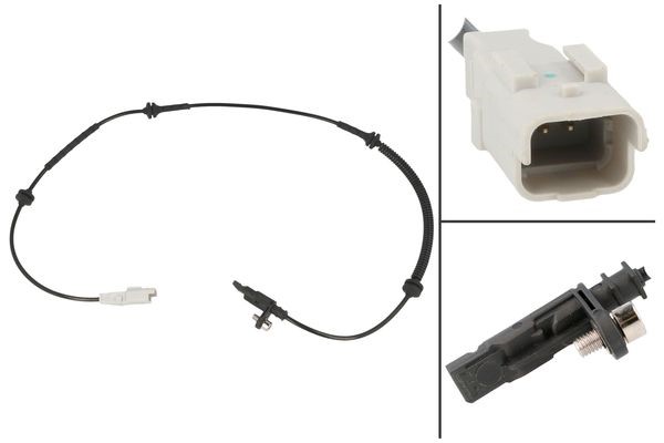 ABS-givare, Sensor, hjulvarvtal, Fram, höger eller vänster ABS-givare, Sensor, hjulvarvtal, Fram, höger eller vänster