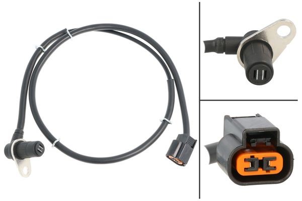 ABS-givare, Sensor, hjulvarvtal, framaxel höger