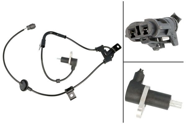 ABS-givare, Sensor, hjulvarvtal, Bakaxel, Höger